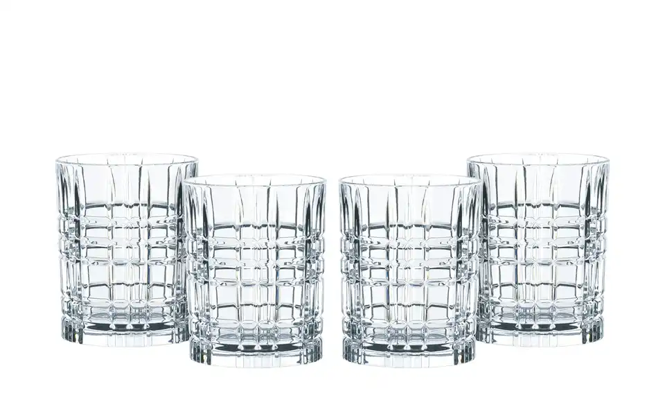 Nachtmann Whiskyglas 4er Set Square BHT 34,8|11,1|8,7 cm