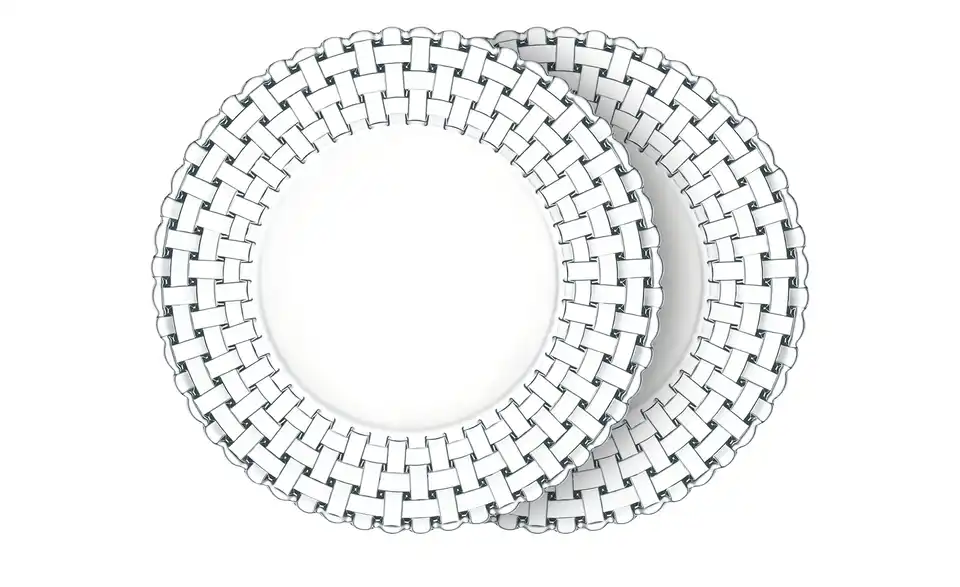 Nachtmann Teller 2er Set Bossa Nova BHT 23,6|23,8|4,1 cm