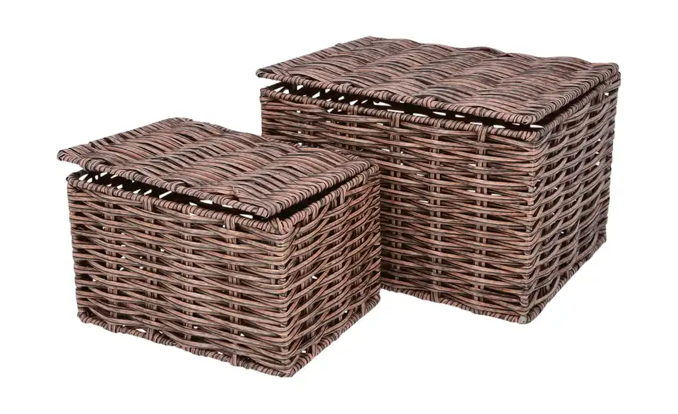 Aufbewahrungsbox, 2er Set BHT 20|13|16 cm