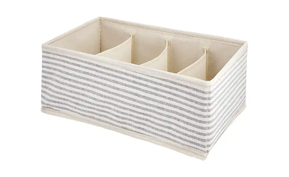 Aufbewahrungsbox mit Fächer BHT 30|11|15 cm Aufbewahrungsbox mit Fächer BHT 30|11|15 cm