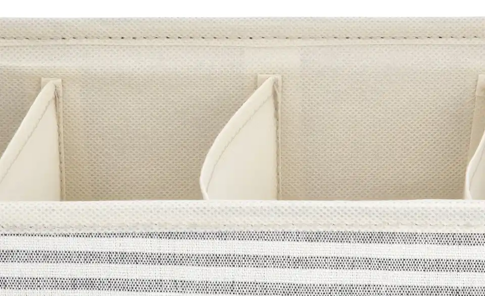 Aufbewahrungsbox mit Fächer BHT 30|11|15 cm