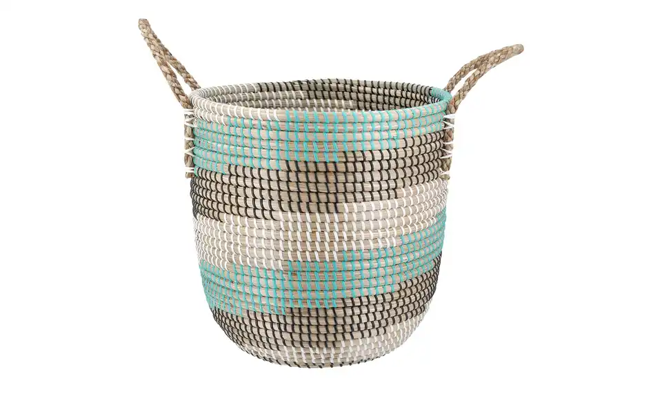 Aufbewahrungskorb mit Deckel H 46 cm, Ø 31 cm