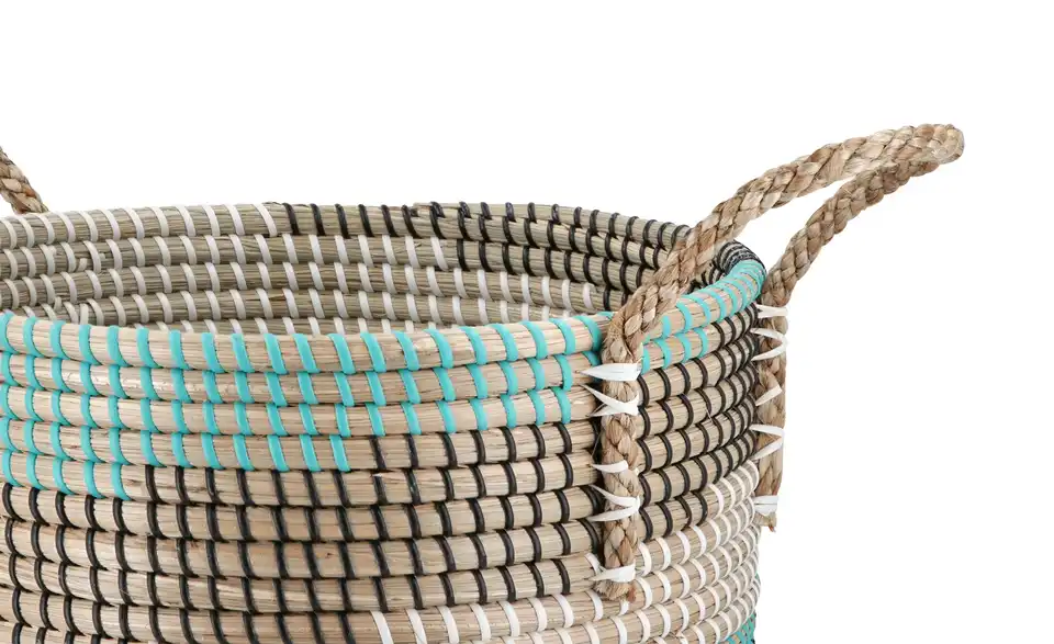 Aufbewahrungskorb mit Deckel H 46 cm, Ø 31 cm