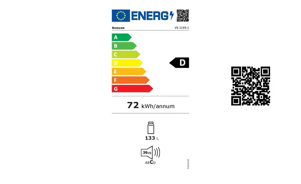 Bomann Kühlschrank VS 2195.1 ws BHT 56|84,5|57,5 cm