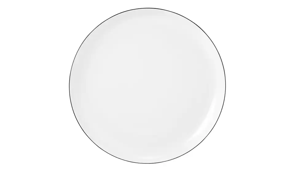 Seltmann Weiden Frühstücksteller Lido Black Line H 2 cm, Ø 20 cm Seltmann Weiden Frühstücksteller Lido Black Line H 2 cm, Ø 20 cm