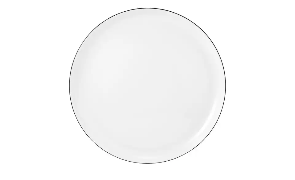 Seltmann Weiden Speiseteller Lido Black Line H 2 cm, Ø 26 cm