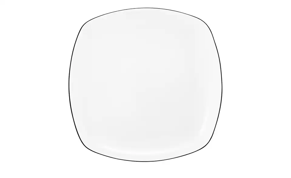 Seltmann Weiden Frühstücksteller Lido Black Line H 2 cm, Ø 20 cm