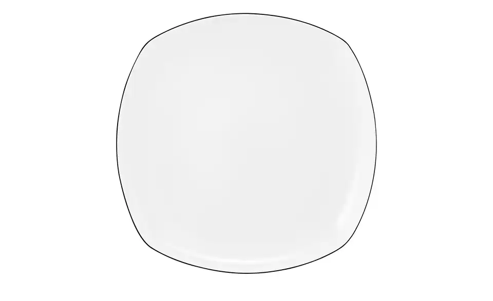 Seltmann Weiden Speiseteller Lido Black Line H 2 cm, Ø 26 cm