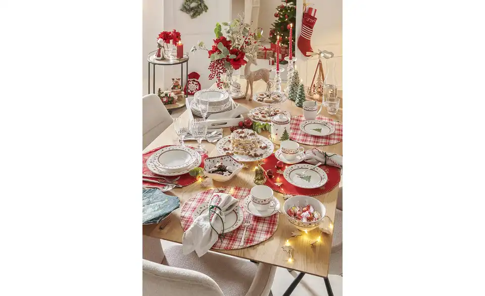 Peill+Putzler Sternenschale Weihnachtsgeschirr Santa H 5 cm, Ø 18,5 cm