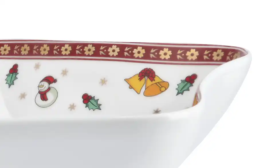 Peill+Putzler Sternenschale Weihnachtsgeschirr Santa H 5 cm, Ø 18,5 cm