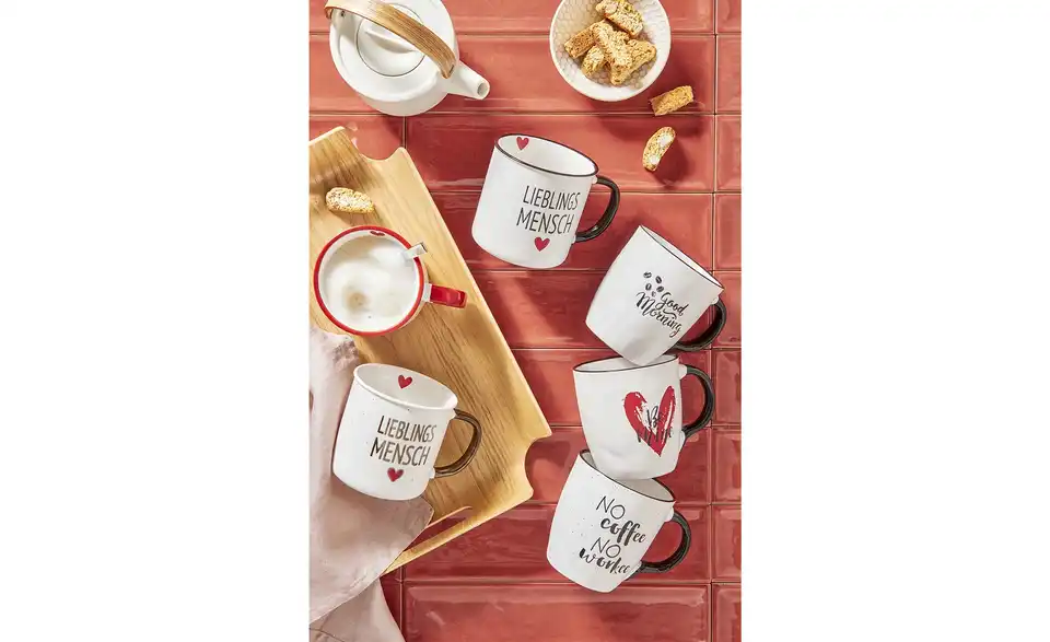 Peill+Putzler Kaffeebecher "Good Morning" H 10,6 cm, Ø 9,8 cm