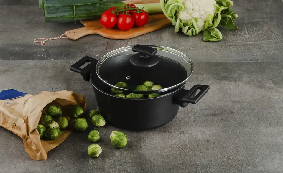 KHG Kochtopf Ø 24 cm Green Line H 11 cm, Ø 24 cm