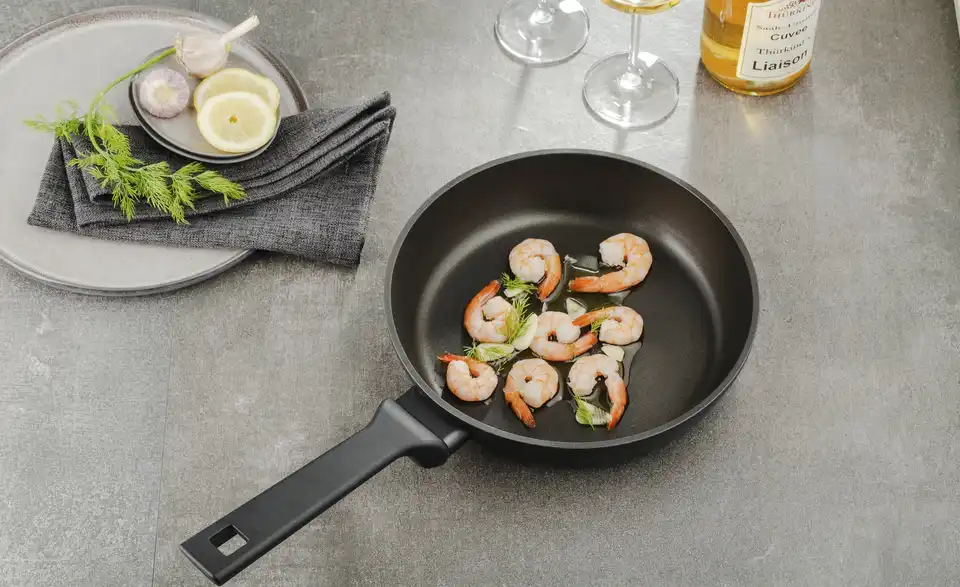 KHG Bratpfanne Ø 24 cm Green Line H 5,5 cm, Ø 24 cm