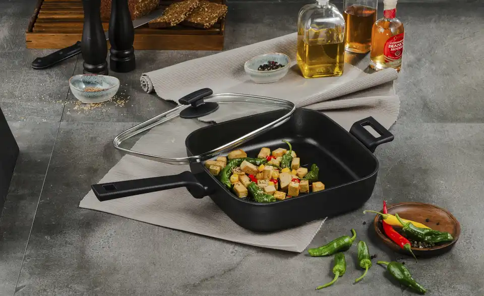 KHG Grillpfanne 28 x 28 cm Green Line BHL 28|7|28 cm