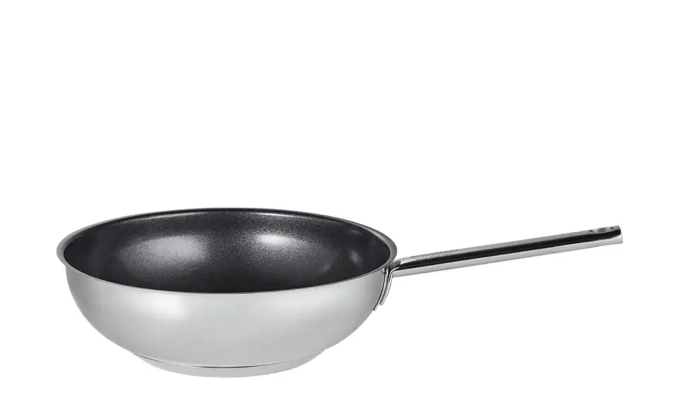 Meisterkoch Edelstahl- Wokpfanne 28 cm LINUS H 8,5 cm, Ø 28 cm