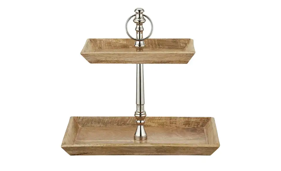 Etagere, 2-stufig H 46 cm, Ø 43 cm