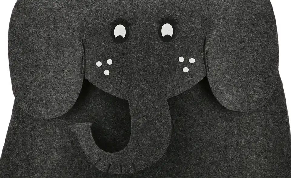 Filz Aufbewahrungskorb Elefanti BL 60|51 cm