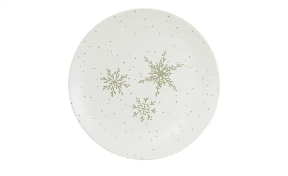 Teller Schneeflocken H 2,3 cm, Ø 19,4 cm Teller Schneeflocken H 2,3 cm, Ø 19,4 cm