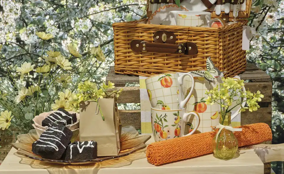 Tasse Pfirsich, sortiert H 10,6 cm, Ø 9,1 cm Tasse Pfirsich, sortiert H 10,6 cm, Ø 9,1 cm