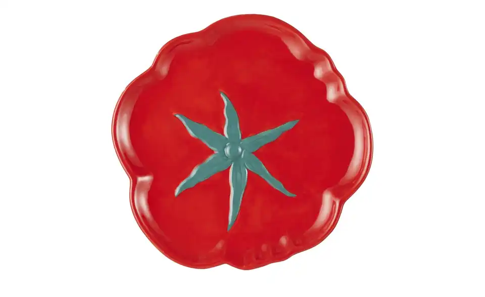 HOME STORY Teller Tomate BHL 19,5|2|20,5 cm