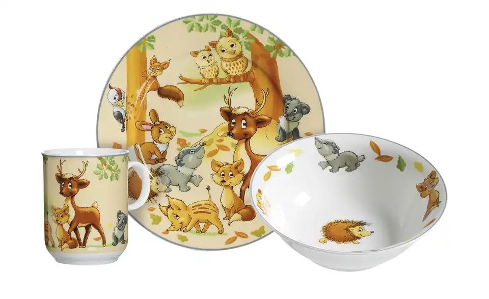 Ritzenhoff u0026 Breker Kinderset "Waldtiere" BHL 27|15|27 cm