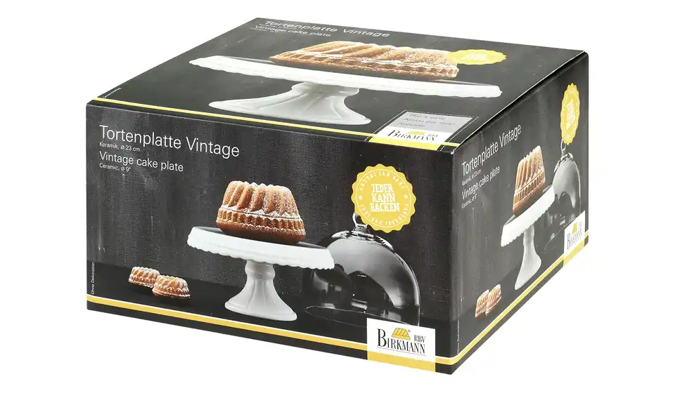 Birkmann Tortenplatte Vintage H 12 cm, Ø 23 cm Birkmann Tortenplatte Vintage H 12 cm, Ø 23 cm
