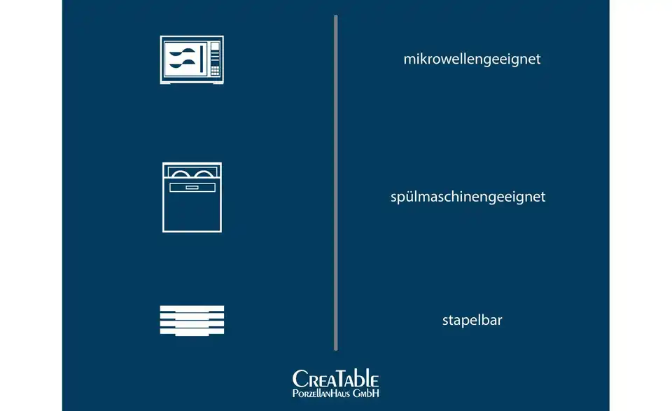 CreaTable Kombiservice BHL 35,5|33|36 cm