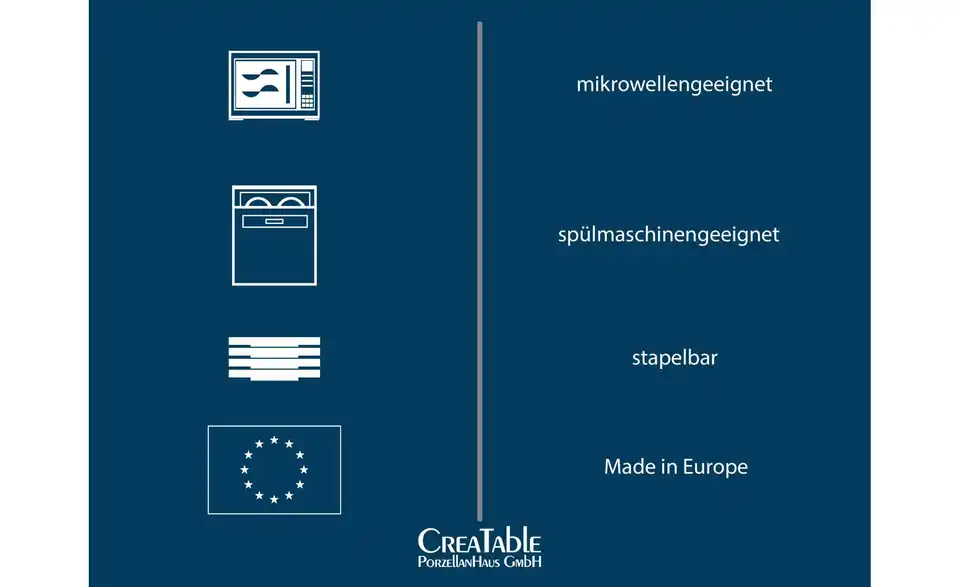 CreaTable Tafelservice BHL 21|31|30 cm