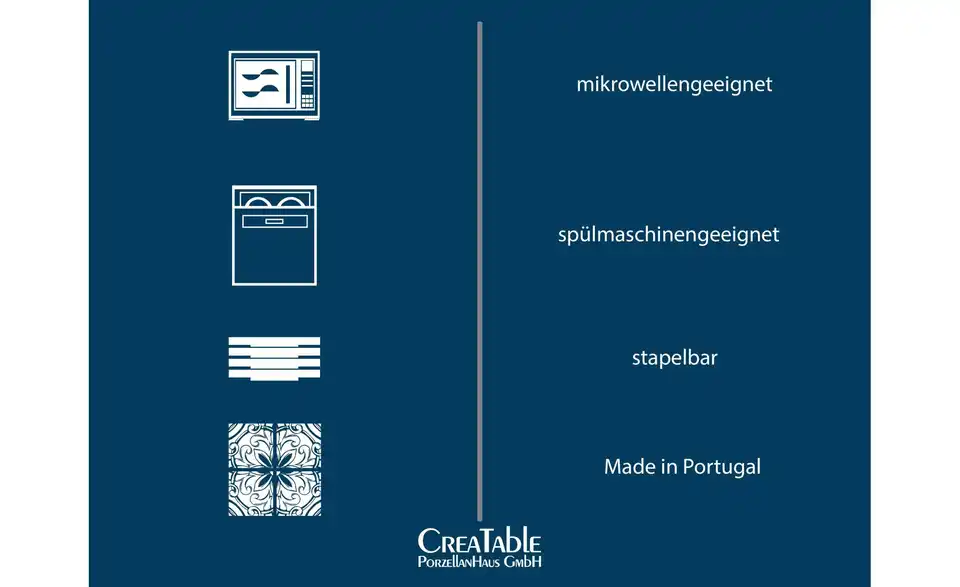 CreaTable Kombiservice BHL 40|37,5|43 cm