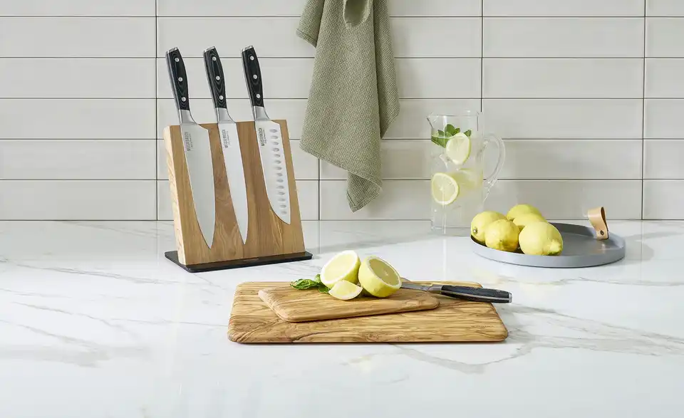 Meisterkoch Magnetischer Messerblock PRIMUS BHT 21|22|13 cm Meisterkoch Magnetischer Messerblock PRIMUS BHT 21|22|13 cm