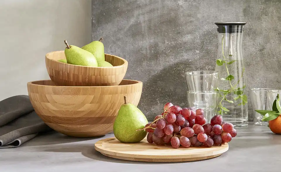 KHG Bambusschale H 13 cm, Ø 28 cm