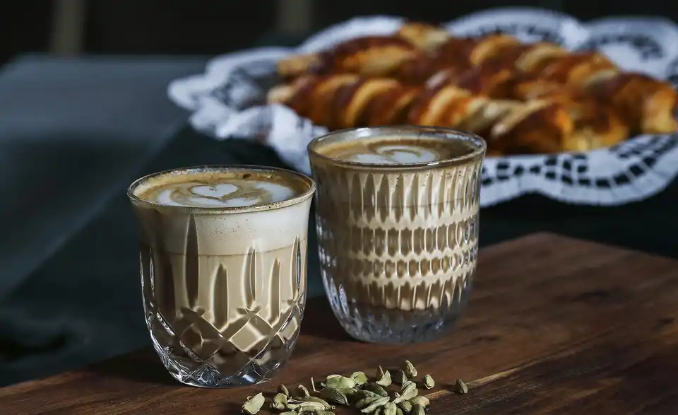 Nachtmann Cappuccino- Gläser 2er Set Ethno Barista BHT 8,8|10|17,6 cm