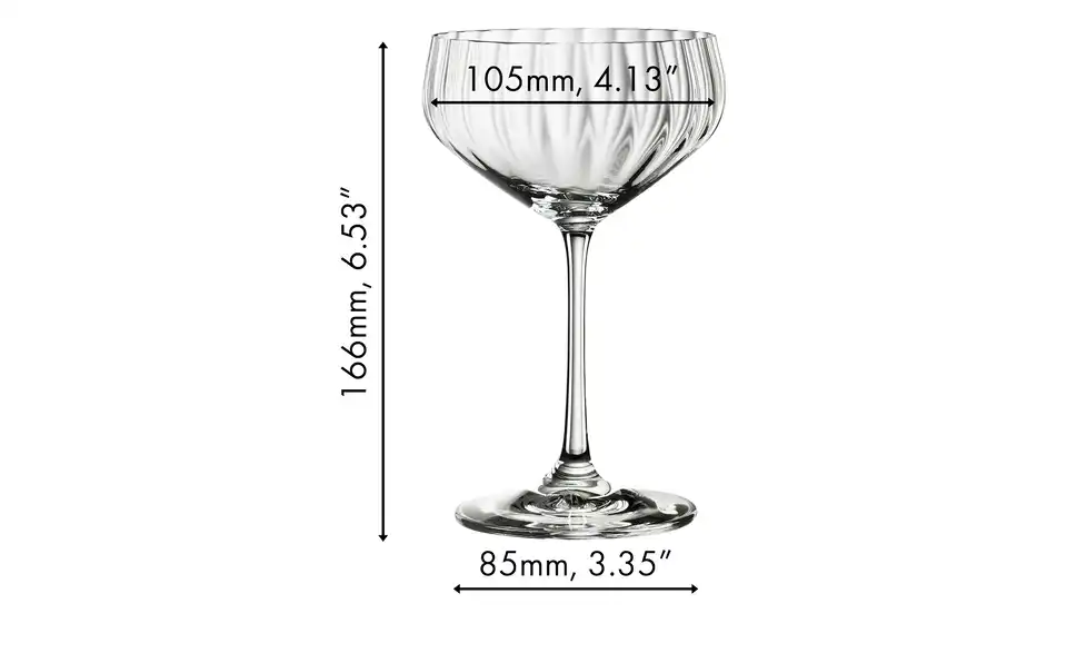 Spiegelau Coupettegläser Lifestyle BHT 43|17,7|11 cm