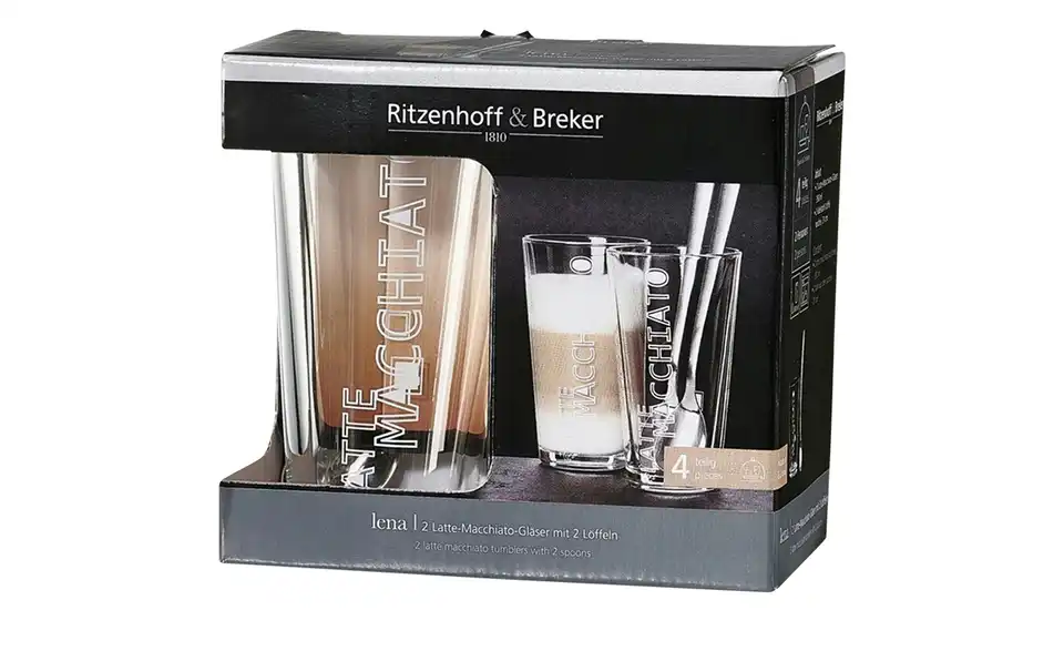 Ritzenhoff u0026 Breker Latte Macchiato Gläserset BHL 18|12|33 cm Ritzenhoff u0026 Breker Latte Macchiato Gläserset BHL 18|12|33 cm