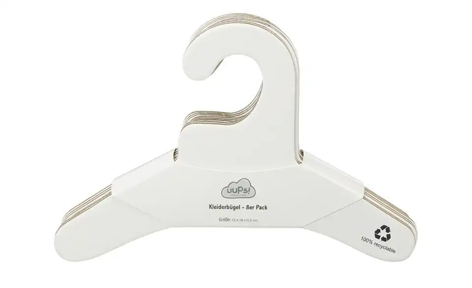 Bügel 8er-Set BHT 18|12|0,3 cm