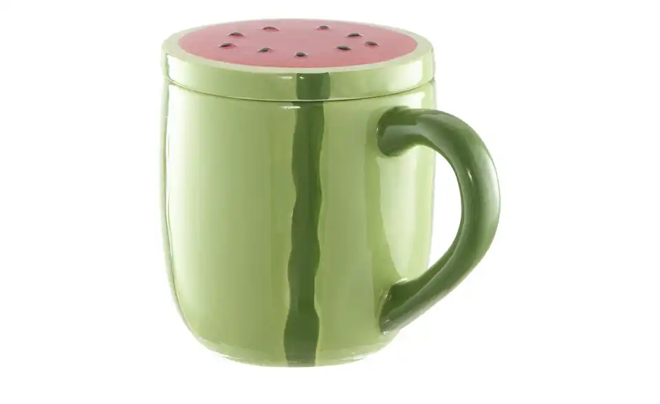 HOME STORY Tasse Melone H 11,5 cm, Ø 9,5 cm