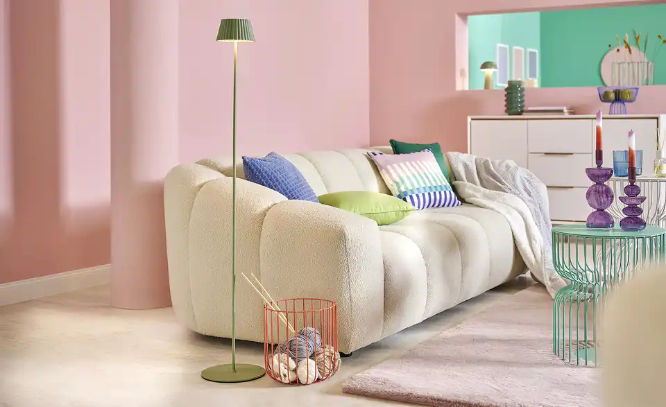 HOME STORY Metallkorb H 25 cm, Ø 25 cm