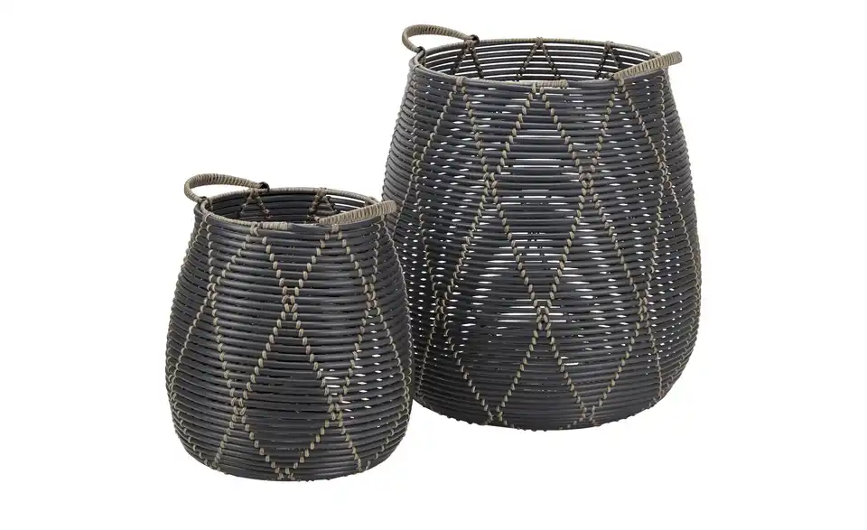 Aufbewahrungskorb, 2er Set H 50 cm, Ø 47 cm
