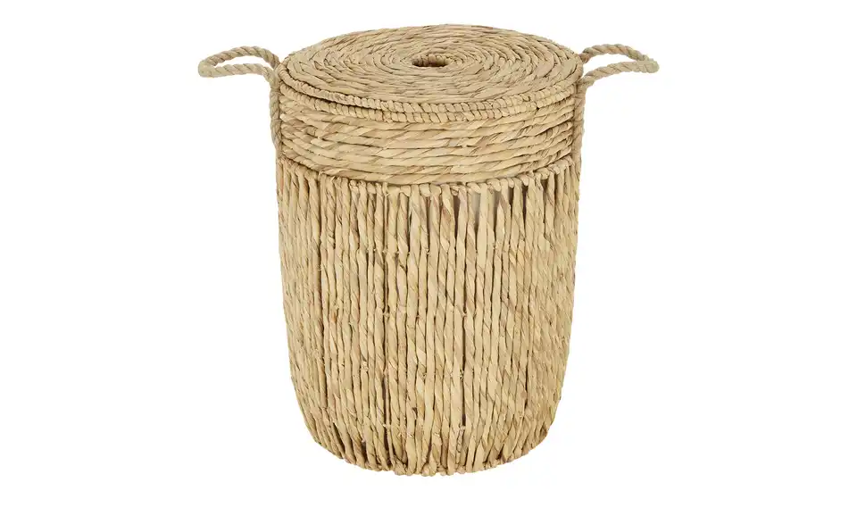 Wäschekorb mit Deckel H 52 cm, Ø 40 cm Wäschekorb mit Deckel H 52 cm, Ø 40 cm