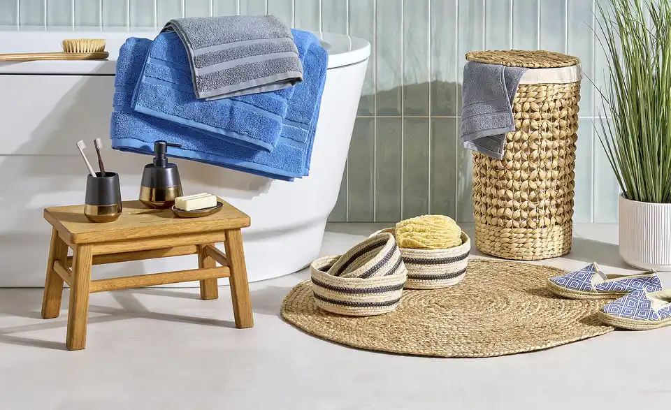 Wäschekorb mit Deckel BHT 30|50|30 cm