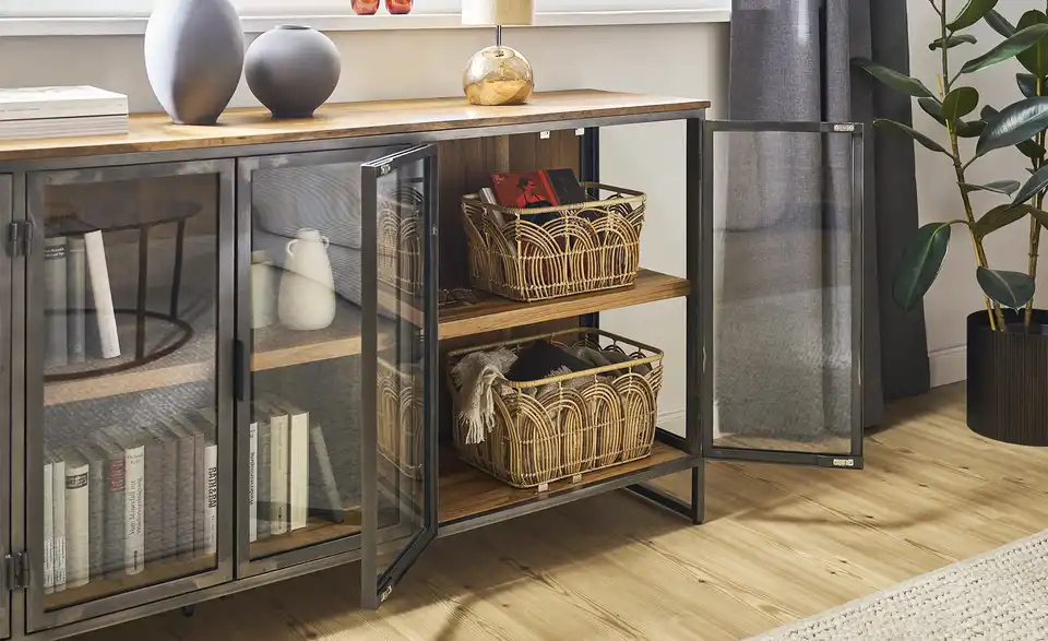 HOME STORY Aufbewahrungskorb BHT 35|19|25 cm