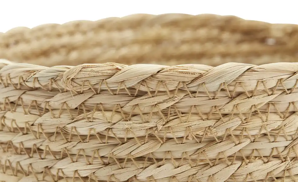 HOME STORY Aufbewahrungskorb, 2er Set H 21 cm, Ø 25 cm