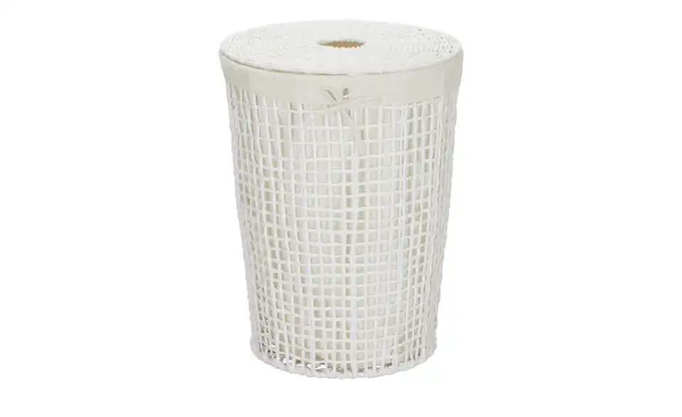 HOME STORY Wäschekorb mit Deckel H 56 cm, Ø 42 cm HOME STORY Wäschekorb mit Deckel H 56 cm, Ø 42 cm