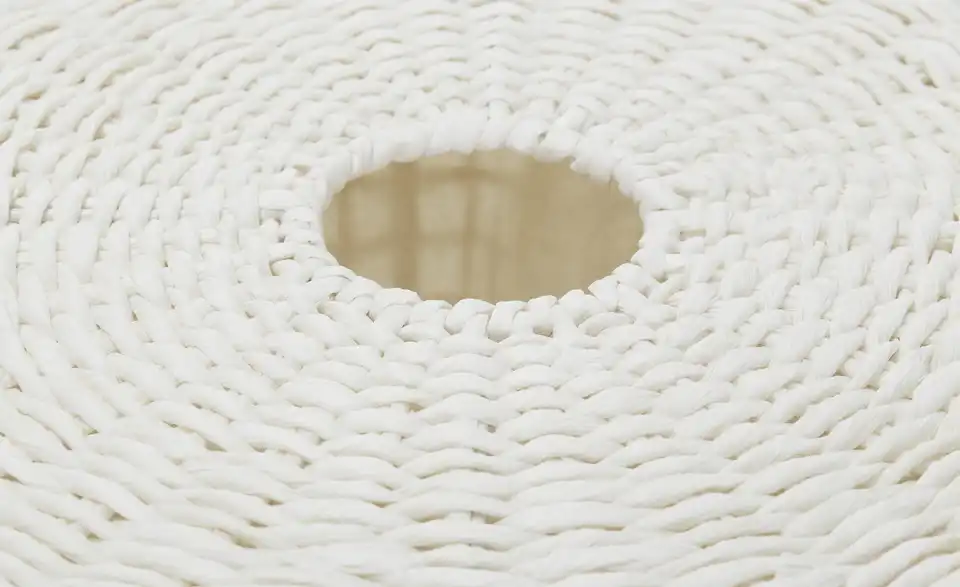 HOME STORY Wäschekorb mit Deckel H 56 cm, Ø 42 cm