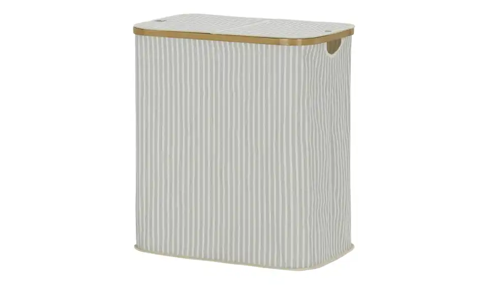 HOME STORY Wäschekorb mit 2 Fächern BHL 33,5|60|54 cm