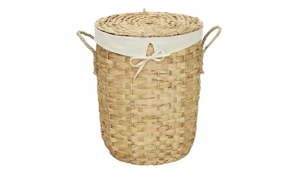 HOME STORY Wäschekorb mit Deckel H 50 cm, Ø 40 cm HOME STORY Wäschekorb mit Deckel H 50 cm, Ø 40 cm