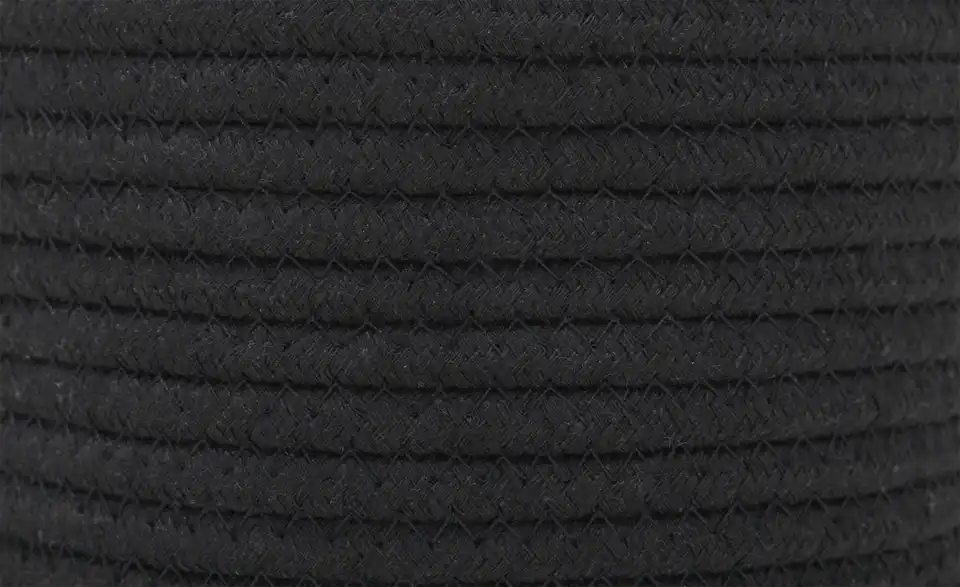 HOME STORY Aufbewahrungskorb mit Deckel, 2er Set H 14 cm, Ø 19 cm