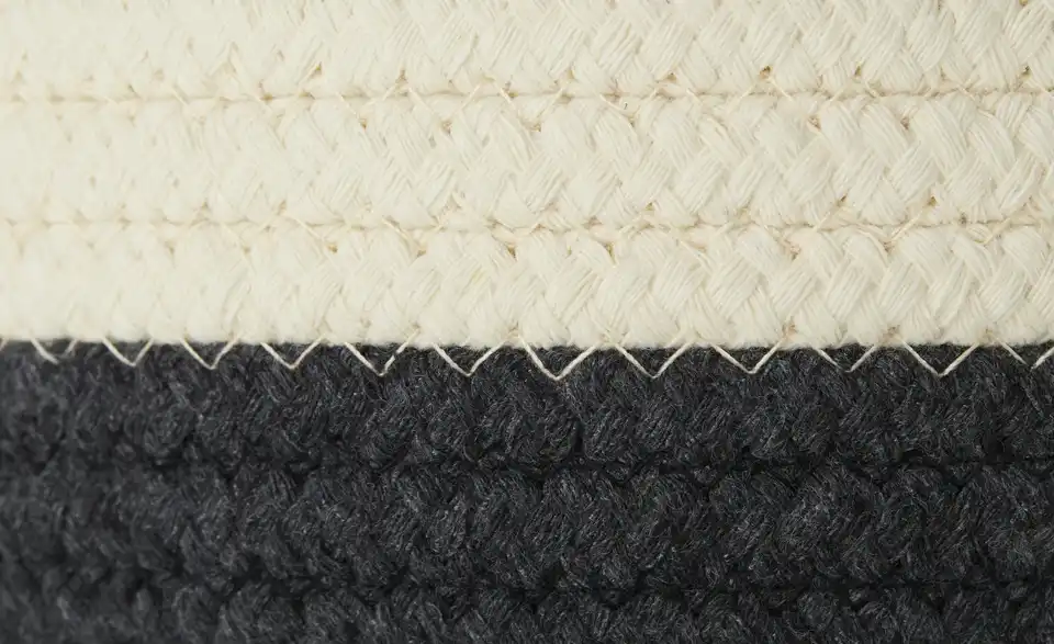 HOME STORY Aufbewahrungskorb, 2er Set H 10 cm, Ø 23 cm