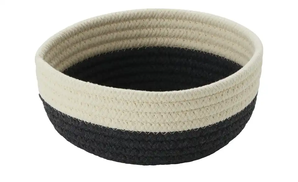 HOME STORY Aufbewahrungskorb, 2er Set H 10 cm, Ø 23 cm