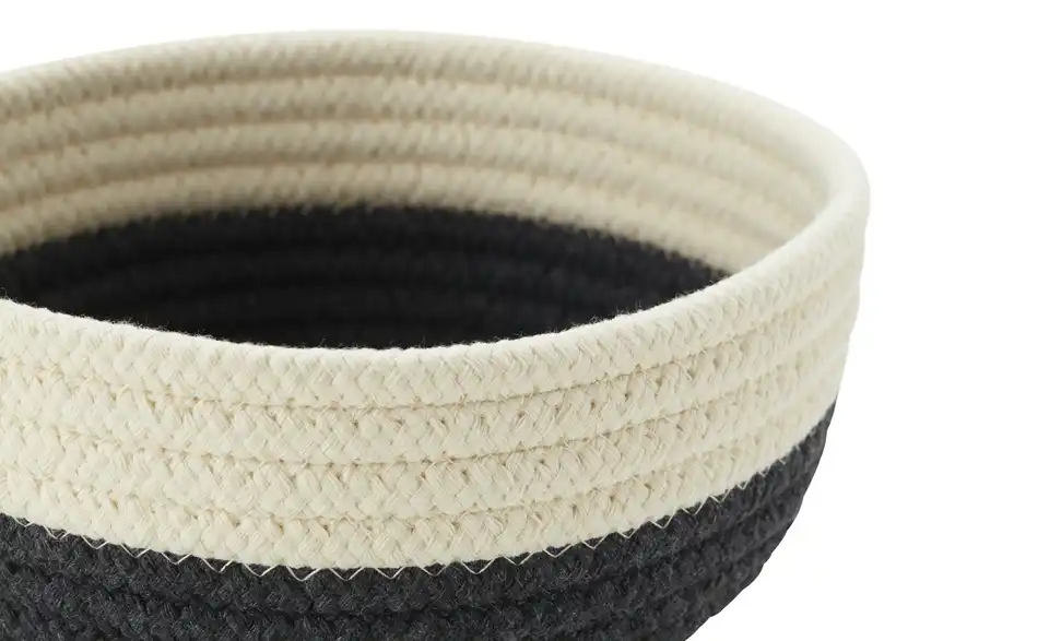 HOME STORY Aufbewahrungskorb, 2er Set H 10 cm, Ø 23 cm